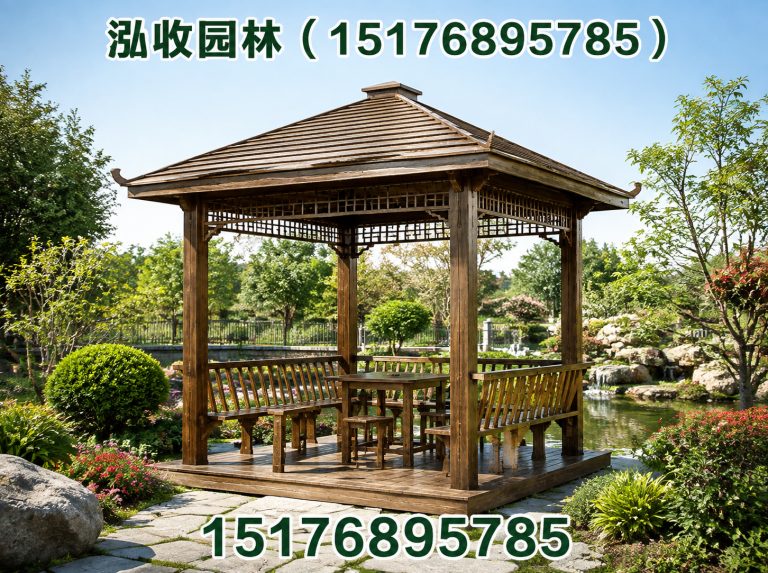 盐城京津冀防腐木工程展示图